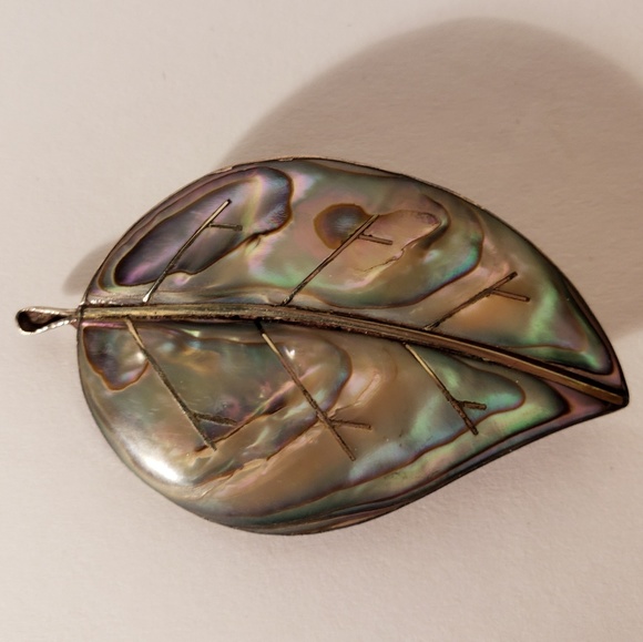 Beautiful Vintage Abalone Brooch - Picture 2 of 4